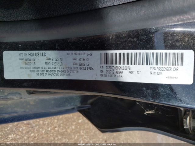 1C3CCCAB8GN182876 Chrysler 200 Limited Platinum