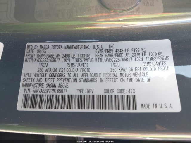 7MMVABBM7RN165817 Mazda Cx-50 2.5 S Preferred