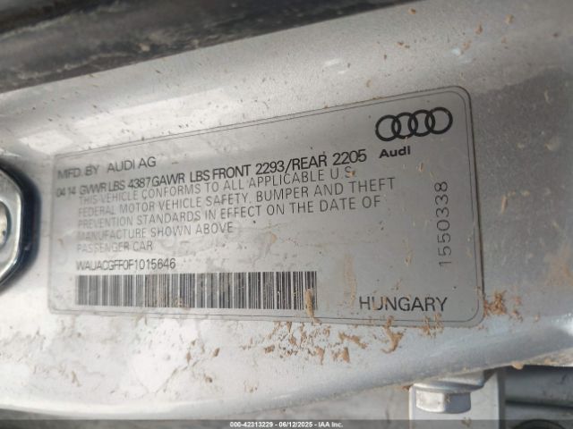 2015 AUDI A3 WAUACGFF0F1015646 Photo 8
