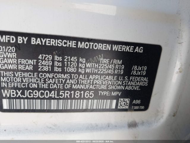 WBXJG9C04L5R18165 BMW X1