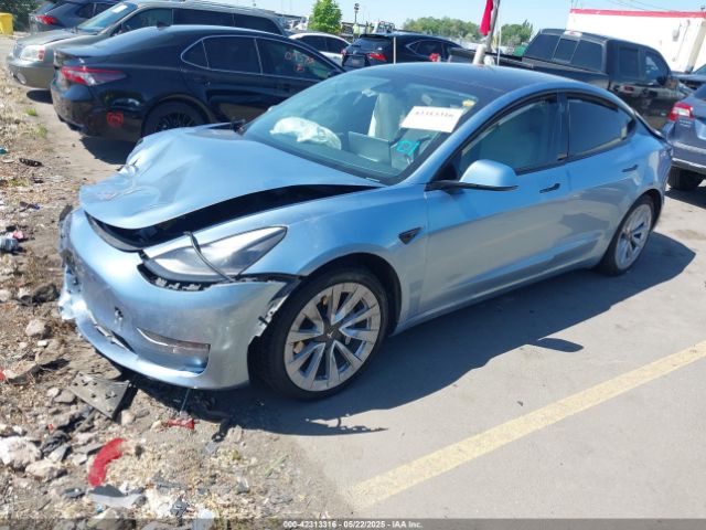 2022 TESLA MODEL 3 5YJ3E1EB5NF270106 Photo 1