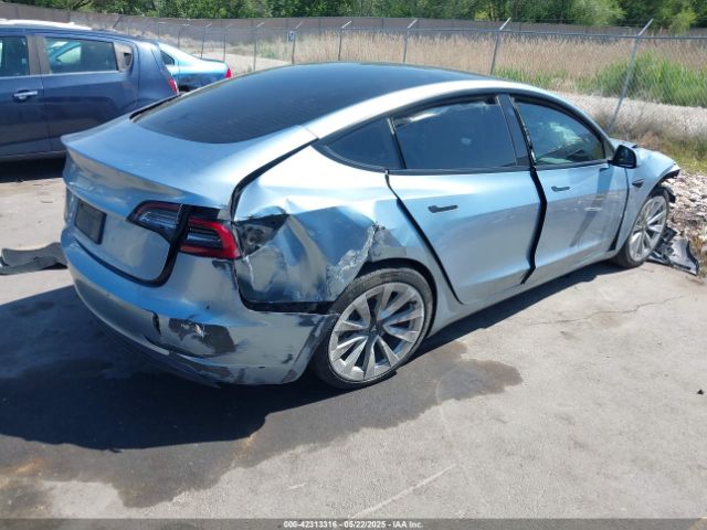 2022 TESLA MODEL 3 5YJ3E1EB5NF270106 Photo 3