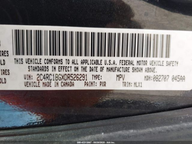 2013 CHRYSLER TOWN & COUNTRY 2C4RC1BGXDR526291 Photo 8