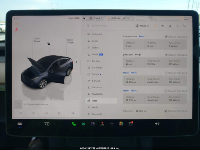 2024 Tesla Model Y Rwd მანქანა იყიდება აუქციონზე, vin: 7SAYGDED6RF054342, აუქციონის ნომერი: 42313757
