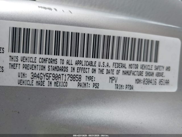 2010 CHRYSLER PT CRUISER 3A4GY5F90AT179858 Photo 8