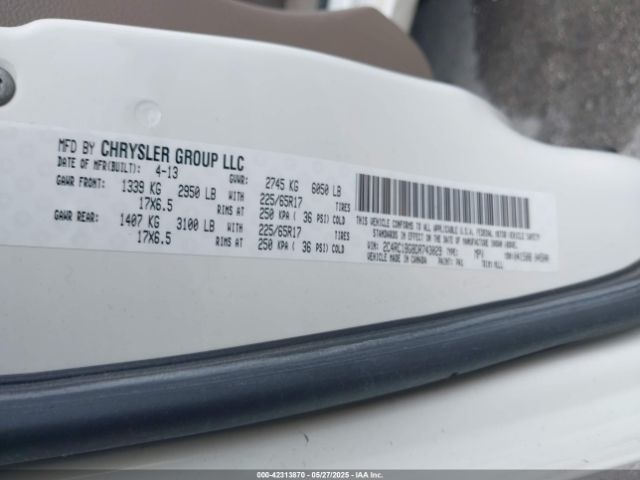 2013 CHRYSLER TOWN & COUNTRY 2C4RC1BG8DR743029 Photo 8