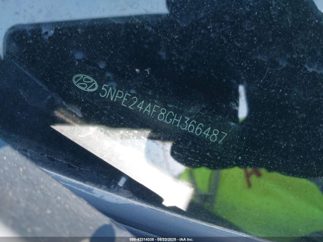 5NPE24AF8GH366487 Hyundai SONATA SE
