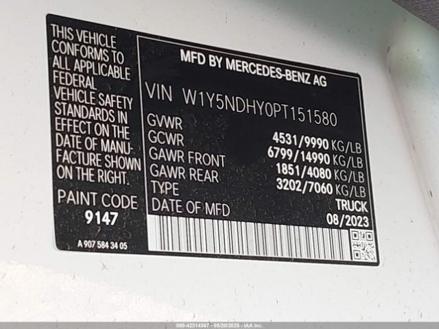 2023 MERCEDES-BENZ SPRINTER 3500 W1Y5NDHY0PT151580 Photo 8