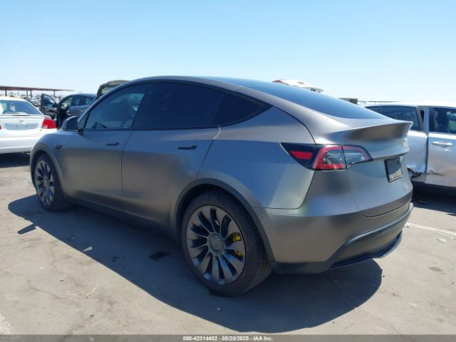 2021 TESLA MODEL Y 5YJYGDEE7MF157459 Photo 2