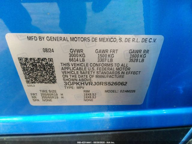 3GPKHVRJ0RS526062 Honda Prologue Ex