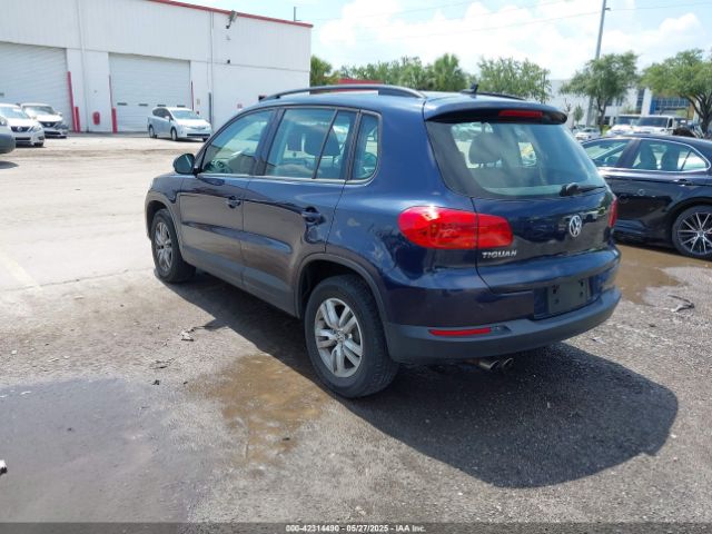 2016 VOLKSWAGEN TIGUAN WVGAV7AX7GW599475 Photo 2