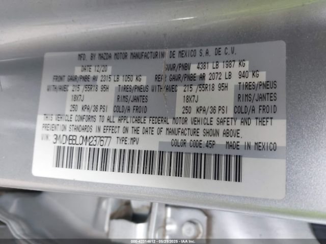 2021 MAZDA CX-30 3MVDMBBL0MM237677 Photo 8