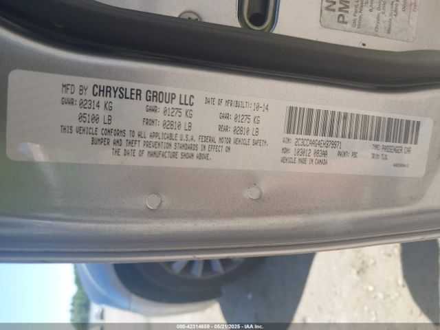 2014 CHRYSLER 300 2C3CCAAG4EH379971 Photo 8