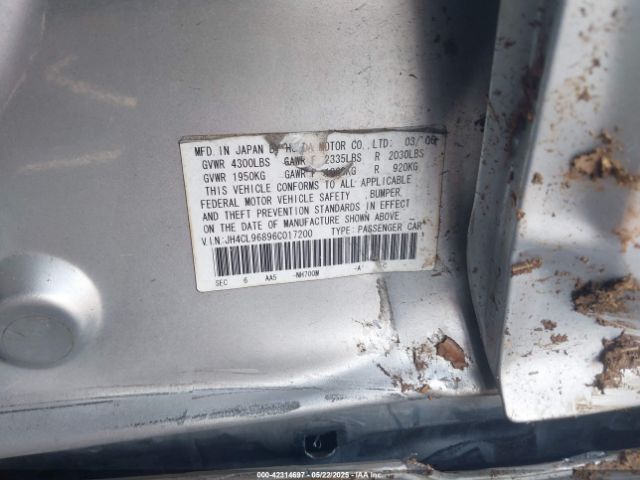 2006 ACURA TSX JH4CL96896C017200 Photo 8