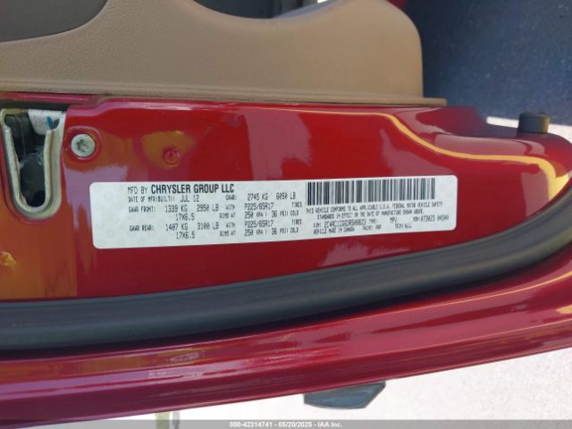 2013 CHRYSLER TOWN & COUNTRY 2C4RC1CG6DR508823 Photo 8