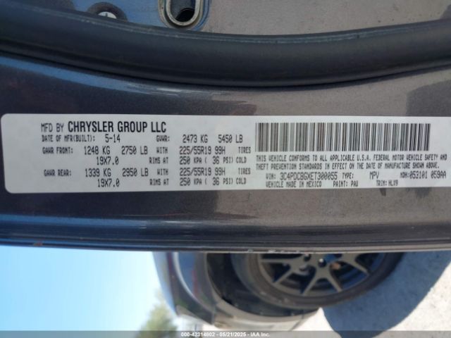 3C4PDCBGXET300055 Dodge Journey Sxt