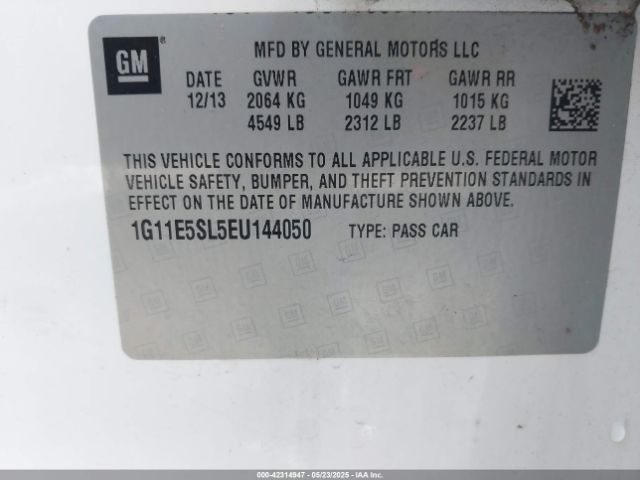 1G11E5SL5EU144050 Chevrolet MALIBU 2LT