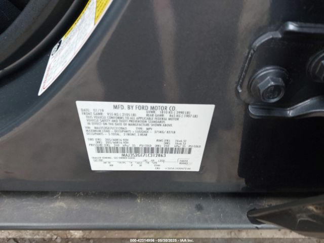 2020 FORD ECOSPORT MAJ3S2GE7LC312863 Photo 8