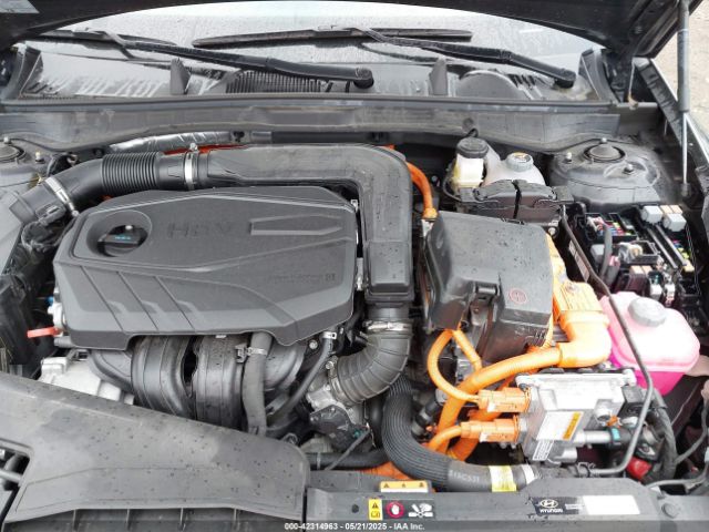 KMHL24JJ7PA059214 Hyundai Sonata Hybrid Blue