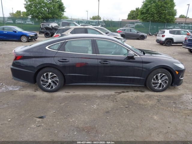 KMHL24JJ7PA059214 Hyundai Sonata Hybrid Blue