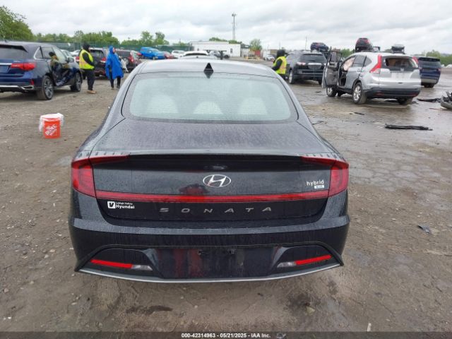 KMHL24JJ7PA059214 Hyundai Sonata Hybrid Blue