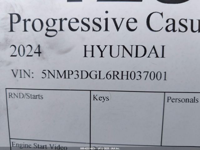 5NMP3DGL6RH037001 Hyundai Santa Fe Xrt