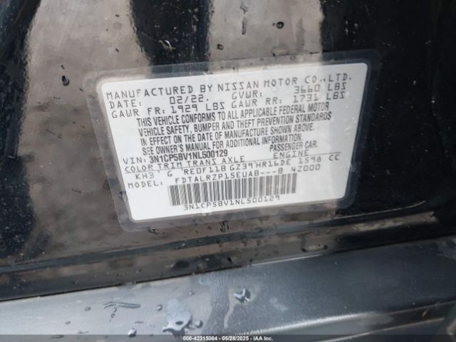 3N1CP5BV1NL500129 Nissan Kicks S Xtronic Cvt