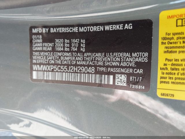 2018 MINI HARDTOP WMWXP5C55J2H29048 Photo 8