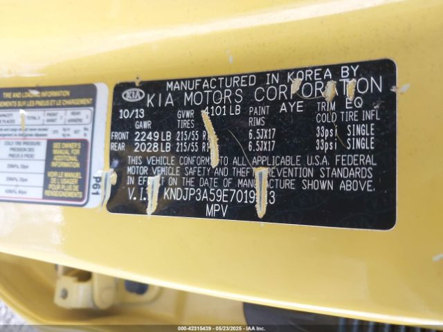 KNDJP3A59E7019513 KIA SOUL +