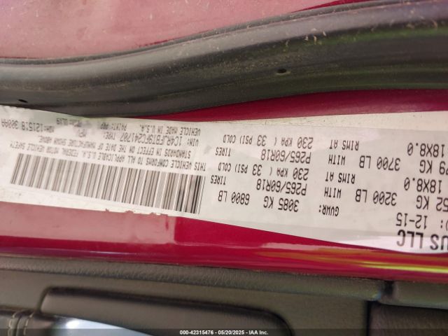 1C4RJFBT9FC241707 Jeep Grand Cherokee Limited