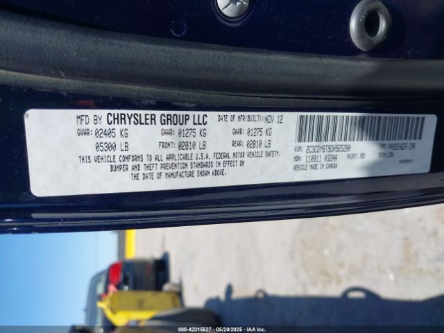 2013 DODGE CHALLENGER 2C3CDYBT9DH565280 Photo 8
