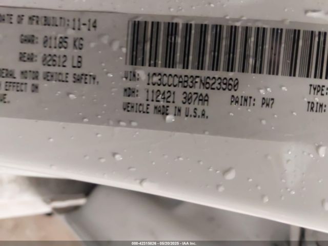 2015 CHRYSLER 200 1C3CCCAB3FN623960 Photo 8