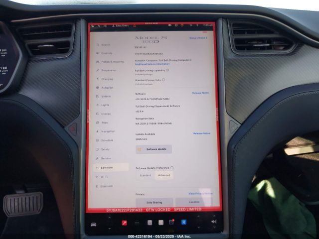 5YJSA1E22JF291433 Tesla Model S 100d/75d/p100d