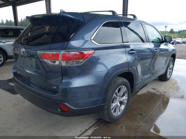 5TDZKRFH4ES021182 Toyota Highlander Le Plus V6
