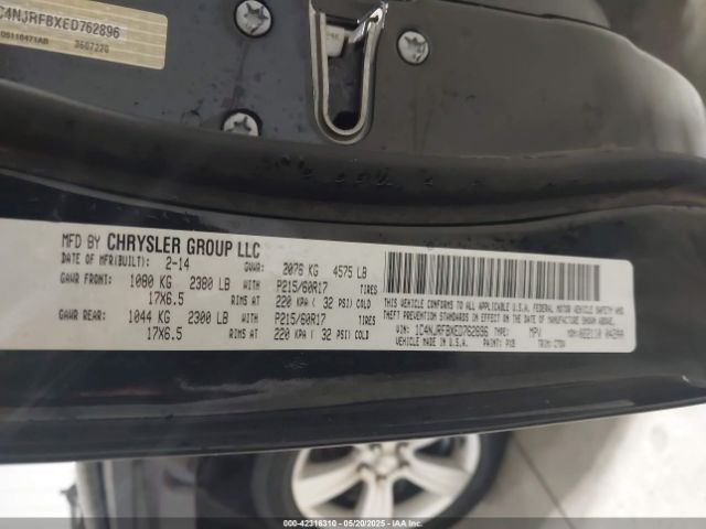 1C4NJRFBXED762896 Jeep Patriot