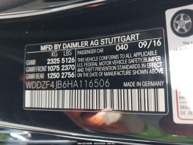 2017 MERCEDES-BENZ E 300 WDDZF4JB6HA116506 Photo 8
