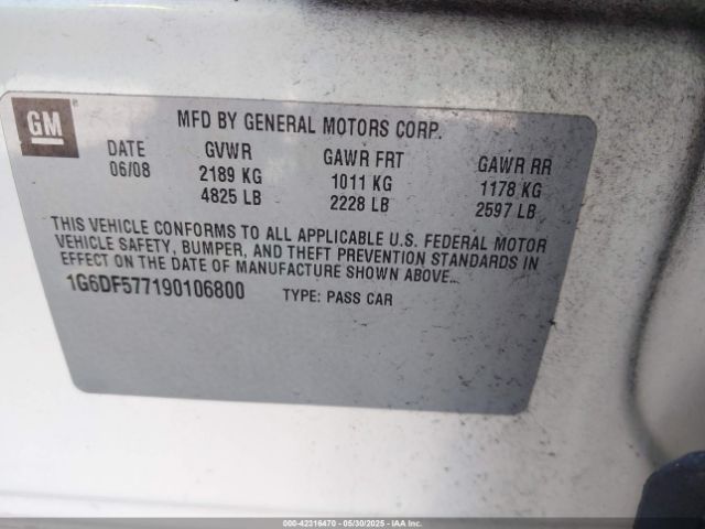2009 CADILLAC CTS 1G6DF577190106800 Photo 8