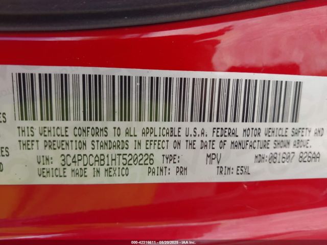 2017 DODGE JOURNEY 3C4PDCAB1HT520226 Photo 8