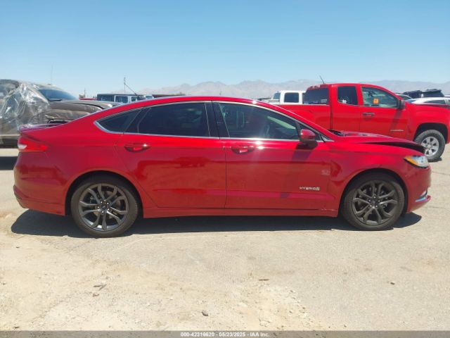 3FA6P0LU7JR163207 Ford Fusion Hybrid Se