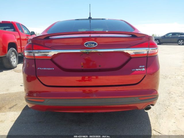 3FA6P0LU7JR163207 Ford Fusion Hybrid Se