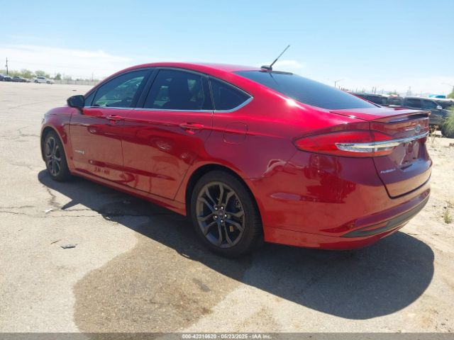 3FA6P0LU7JR163207 Ford Fusion Hybrid Se