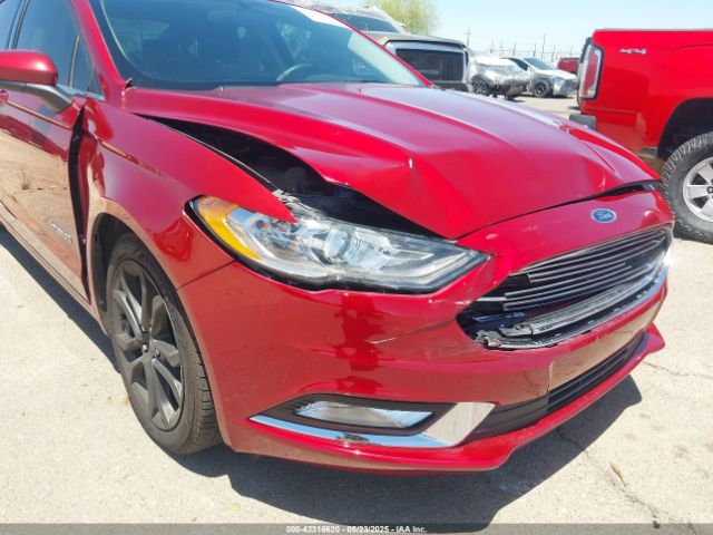 3FA6P0LU7JR163207 Ford Fusion Hybrid Se