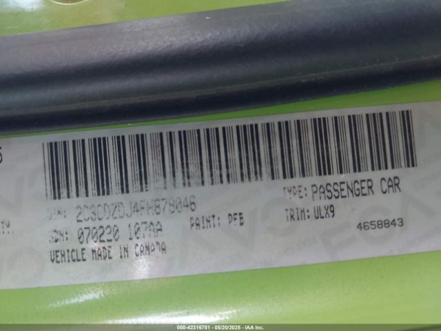 2C3CDZDJ4FH878046 Dodge Challenger Srt 392