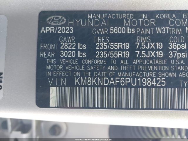 2023 HYUNDAI IONIQ 5 KM8KNDAF6PU198425 Photo 8