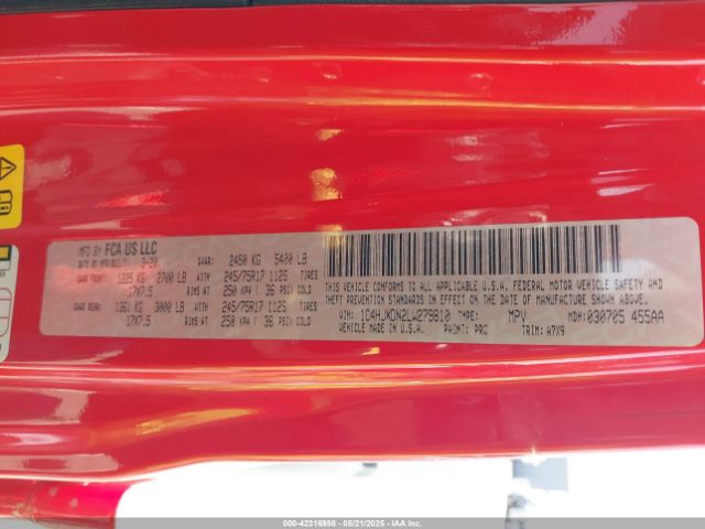 1C4HJXDN2LW279810 Jeep Wrangler Unlimited Sport S 4x4
