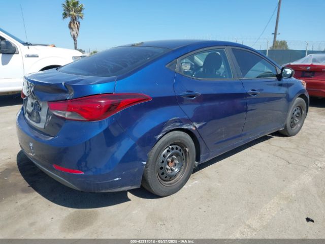 5NPDH4AE3GH717565 Hyundai ELANTRA SE