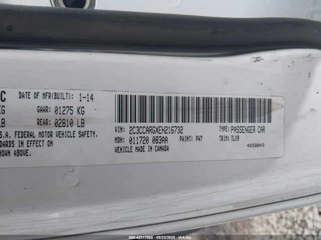 Chrysler 2014 2014 2C3CCARGXEH216732 Image 9