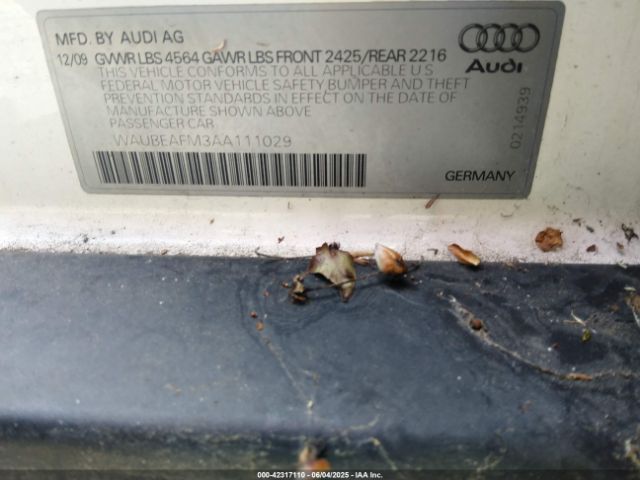2010 AUDI A3 WAUBEAFM3AA111029 Photo 8