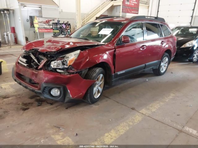 2014 SUBARU OUTBACK 4S4BRBCC1E3321904 Photo 1