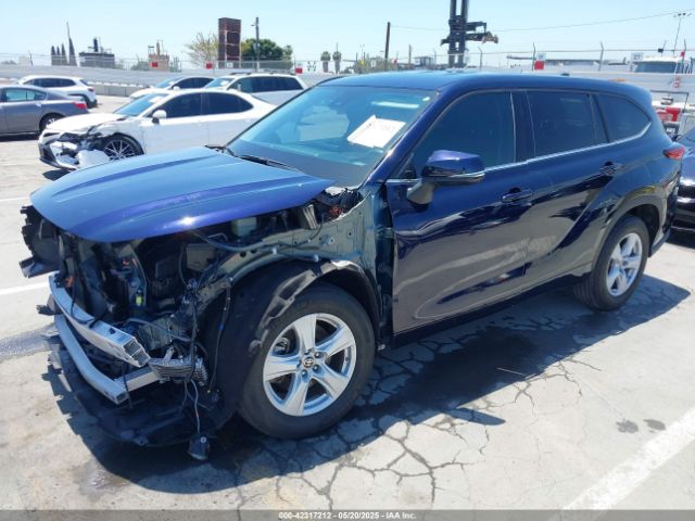 2022 TOYOTA HIGHLANDER 5TDZZRAH2NS550598 Photo 1